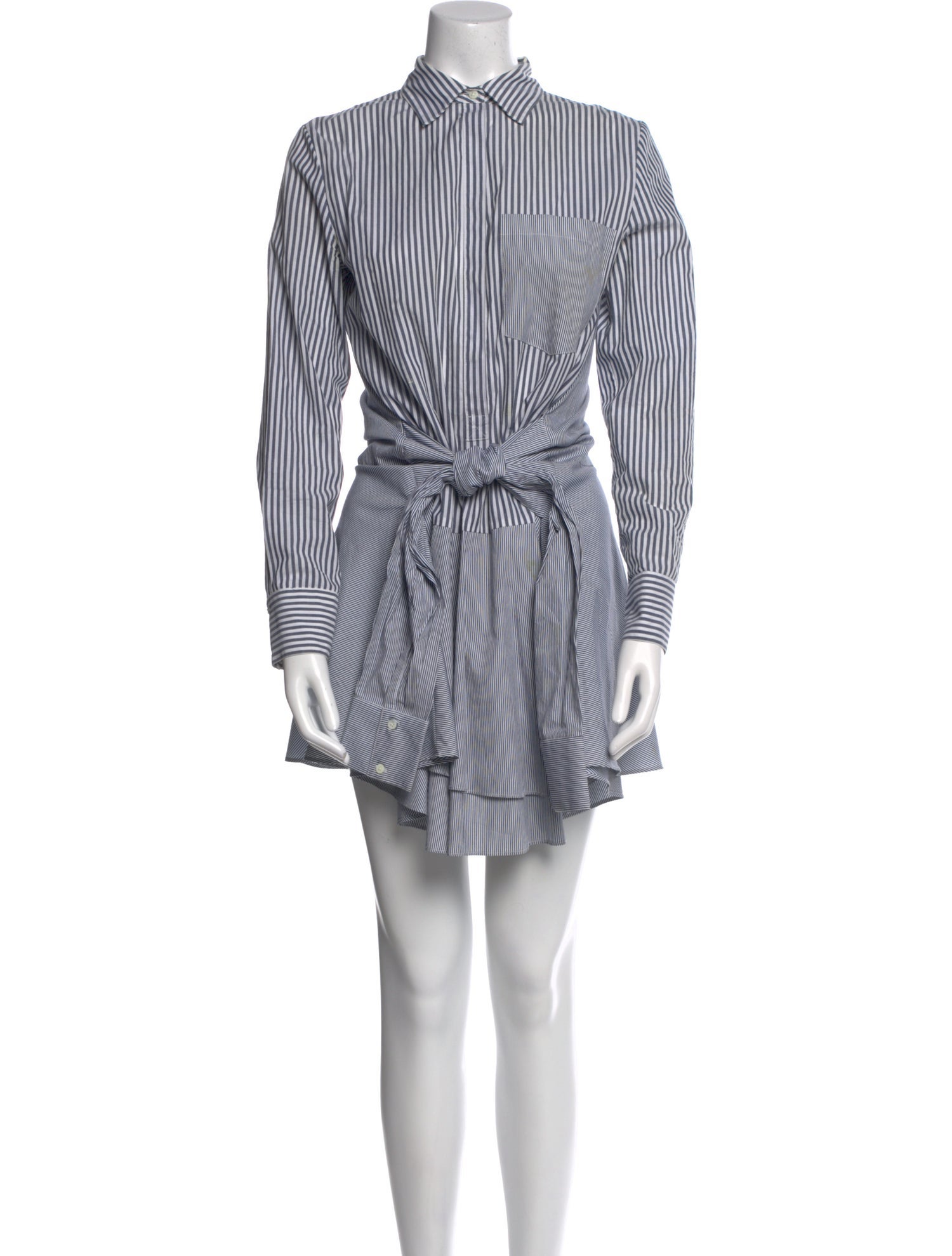 Derek Lam 10 Crosby Striped Mini Dress
