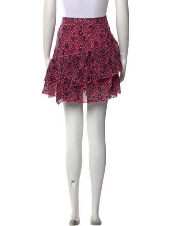 Derek Lam 10 Crosby Printed Mini Skirt