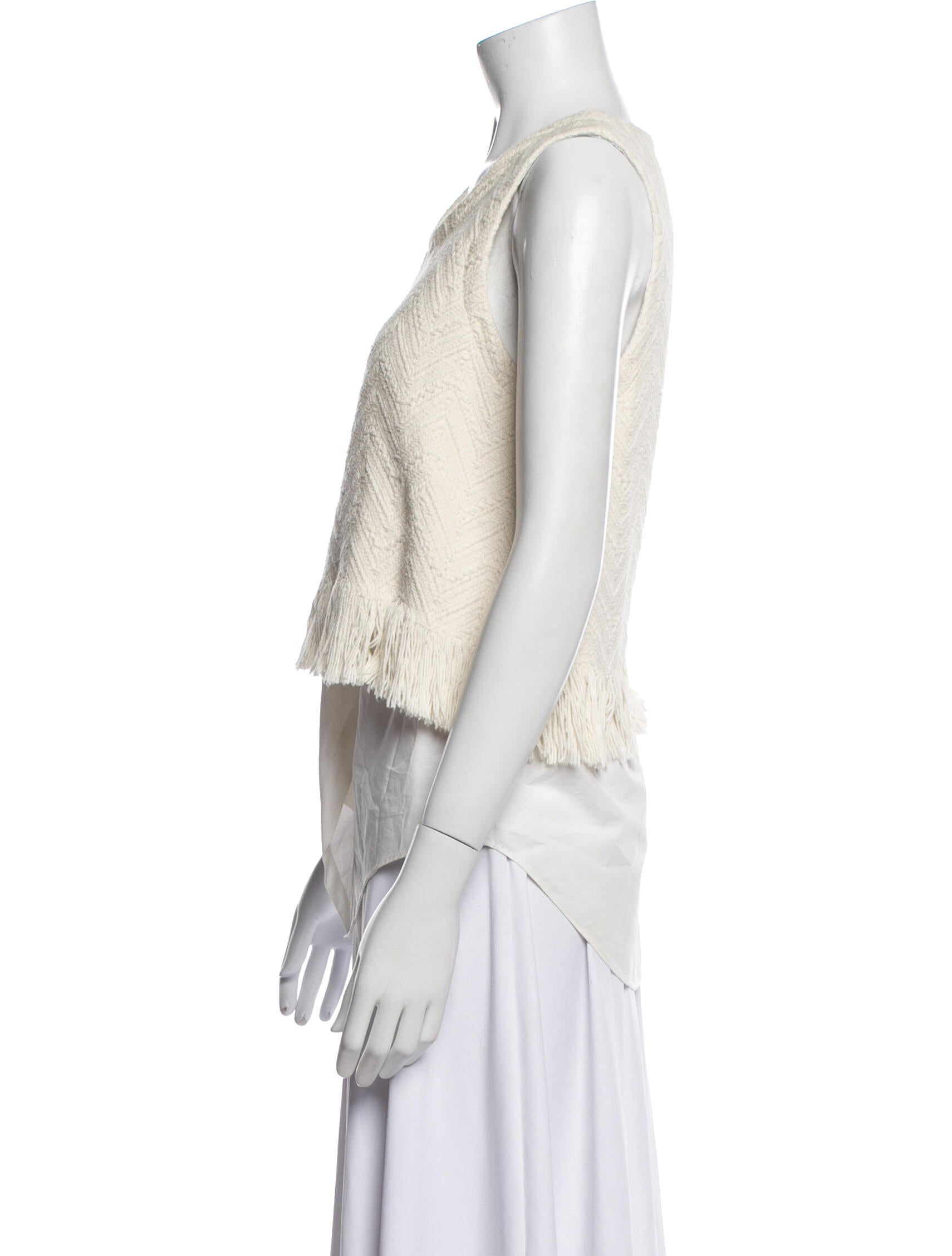 Derek Lam 10 Crosby Scoop Neck Sleeveless Top