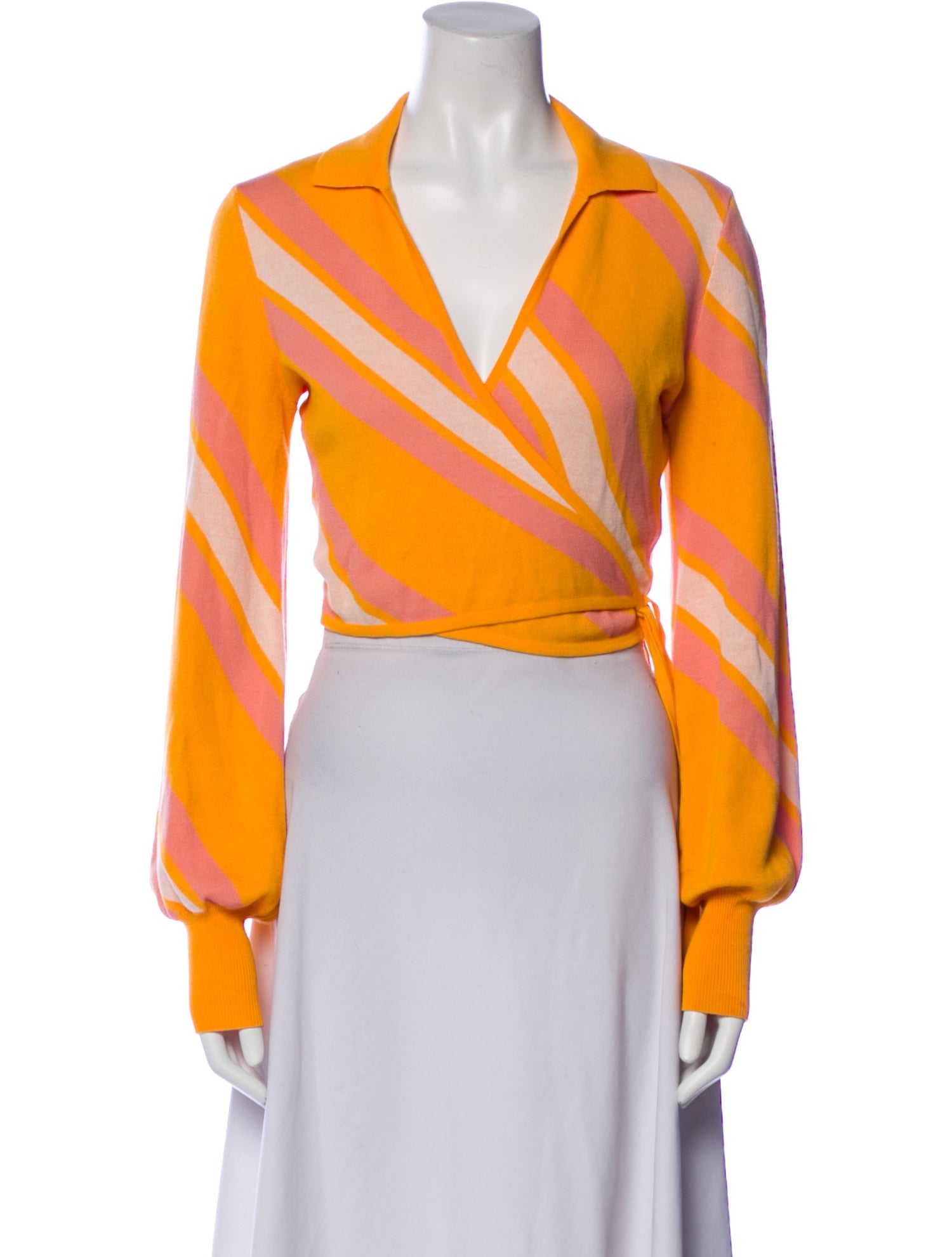 Derek Lam 10 Crosby Long Sleeve Crop Top