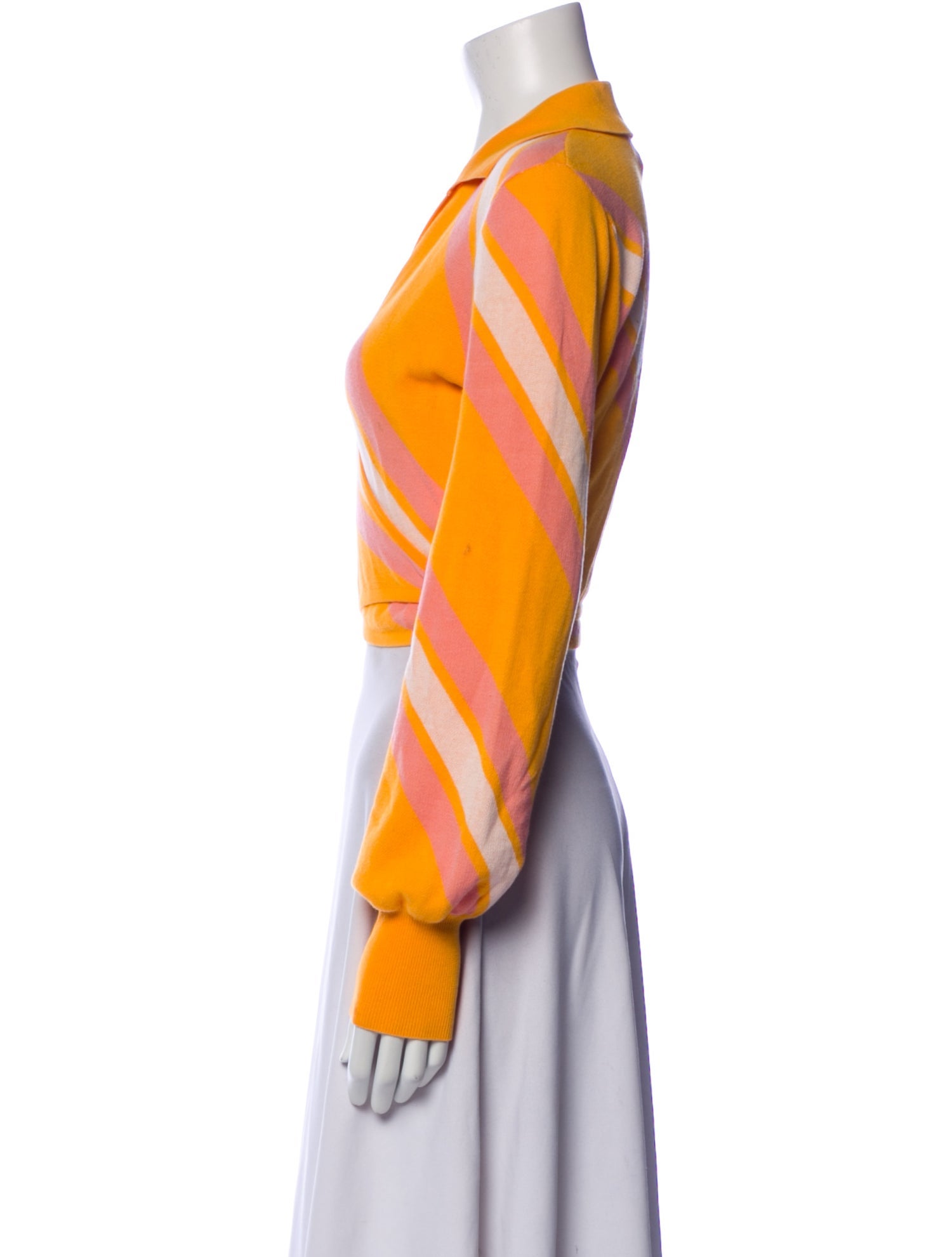 Derek Lam 10 Crosby Long Sleeve Crop Top