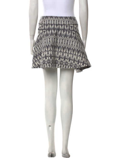 Derek Lam 10 Crosby Printed Mini Skirt