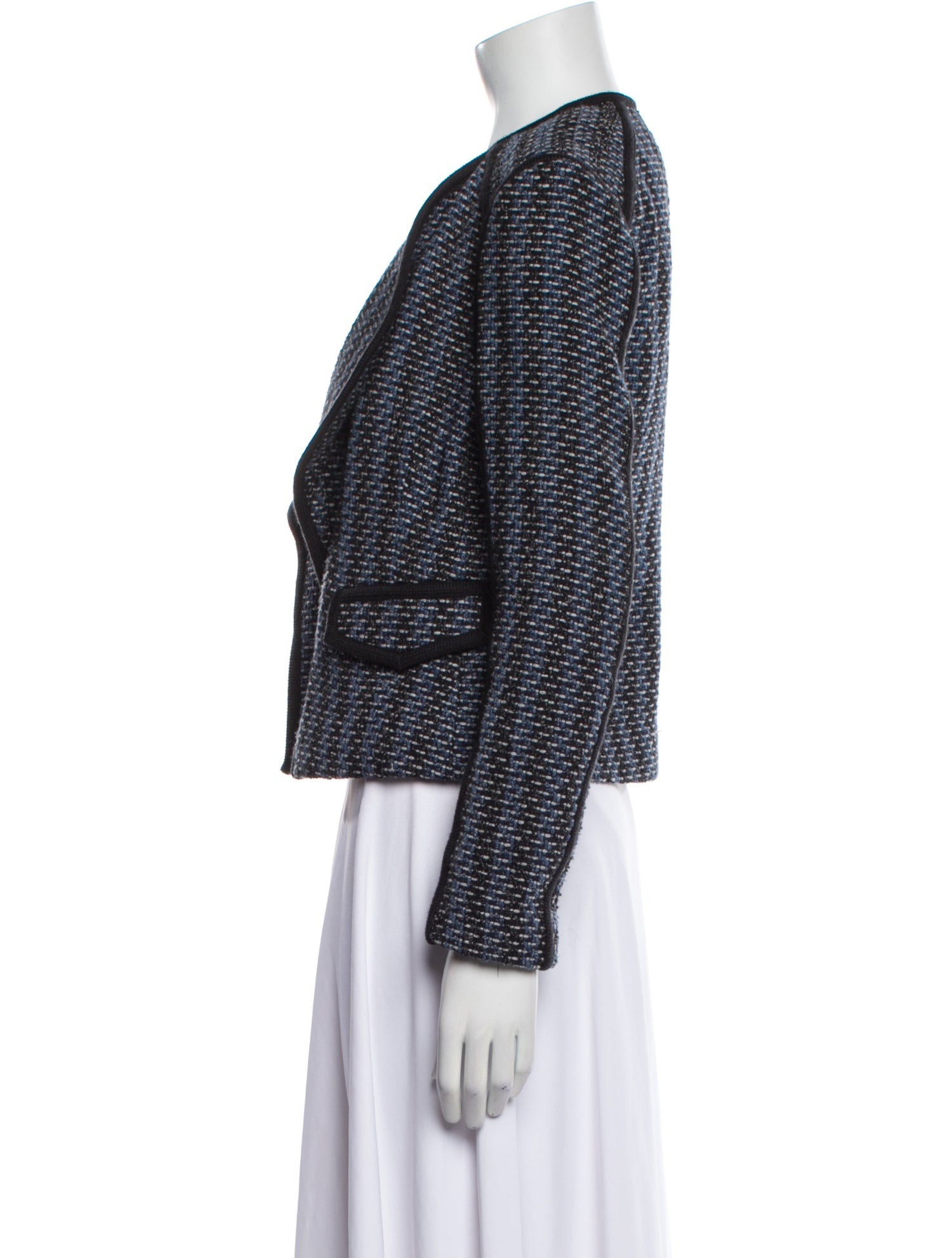 Derek Lam 10 Crosby Tweed Pattern Evening Jacket