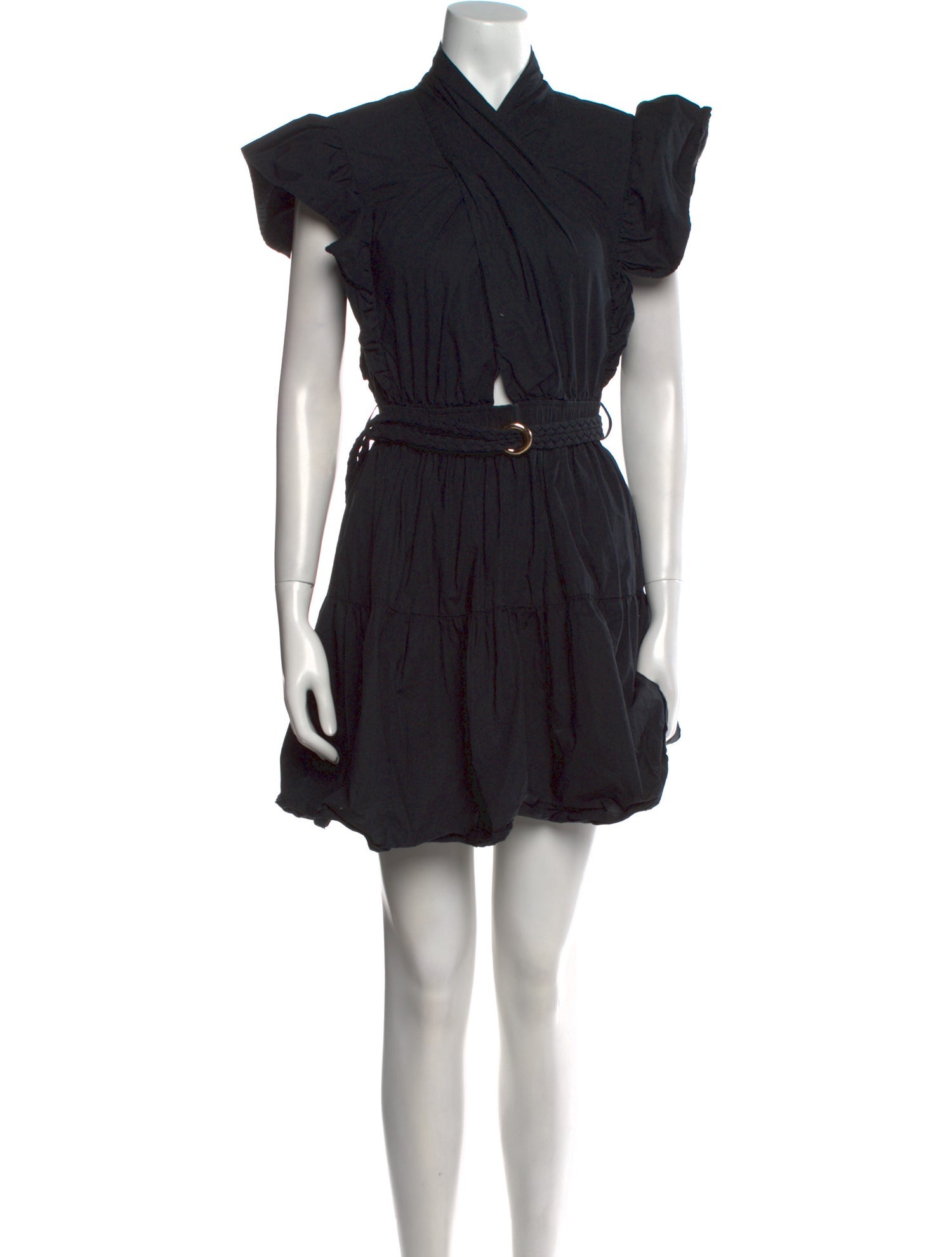 Derek Lam 10 Crosby Mock Neck Mini Dress