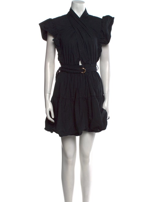 Derek Lam 10 Crosby Mock Neck Mini Dress