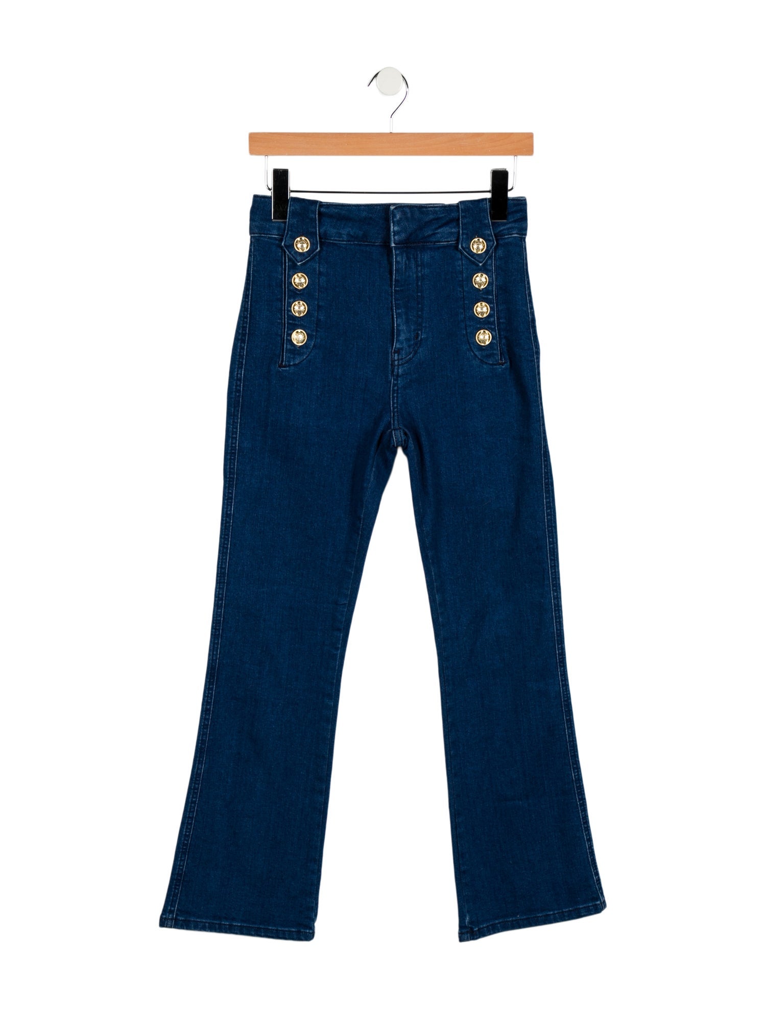 Derek Lam 10 Crosby High-Rise Straight Leg Jeans