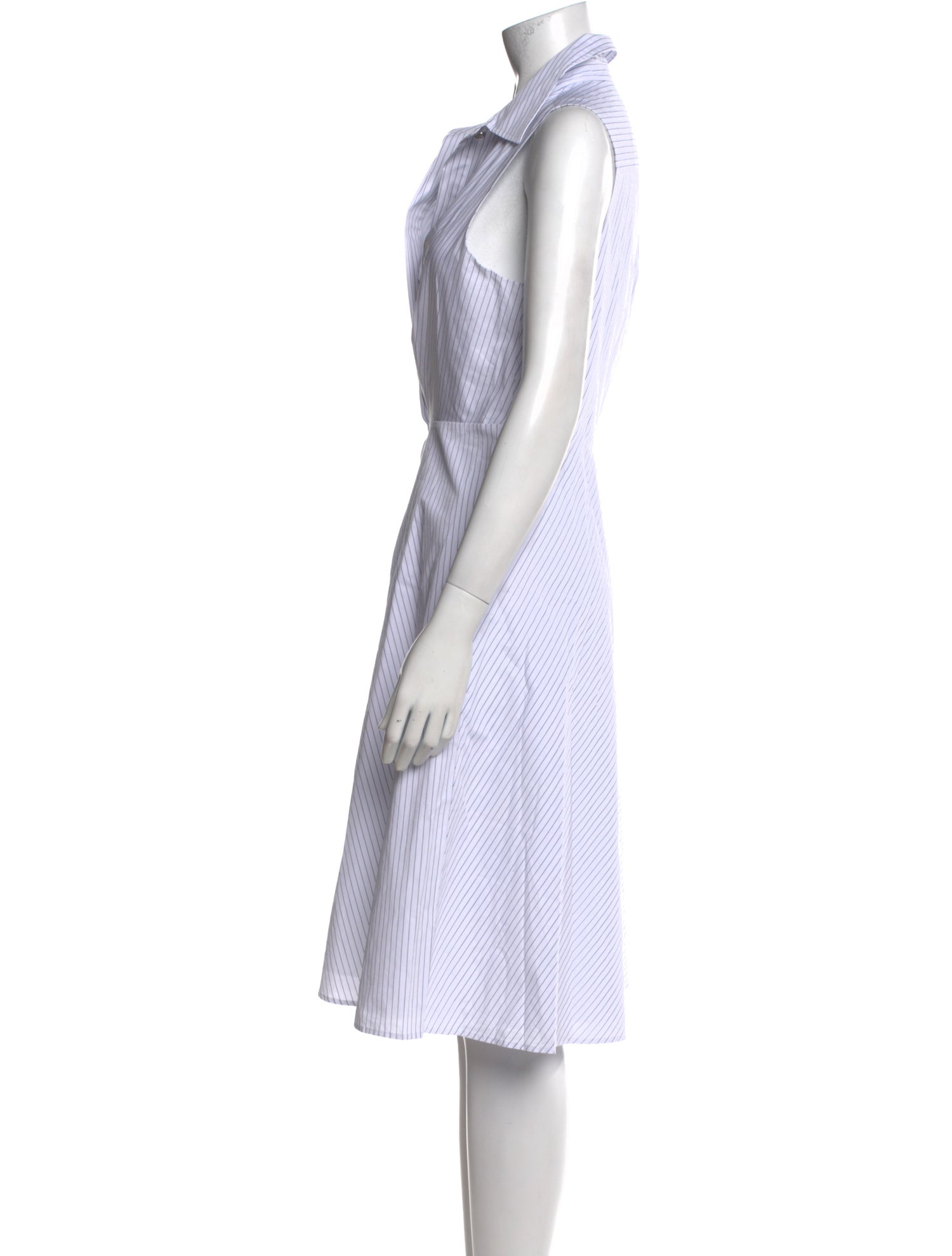 Derek Lam 10 Crosby Striped Midi Length Dress