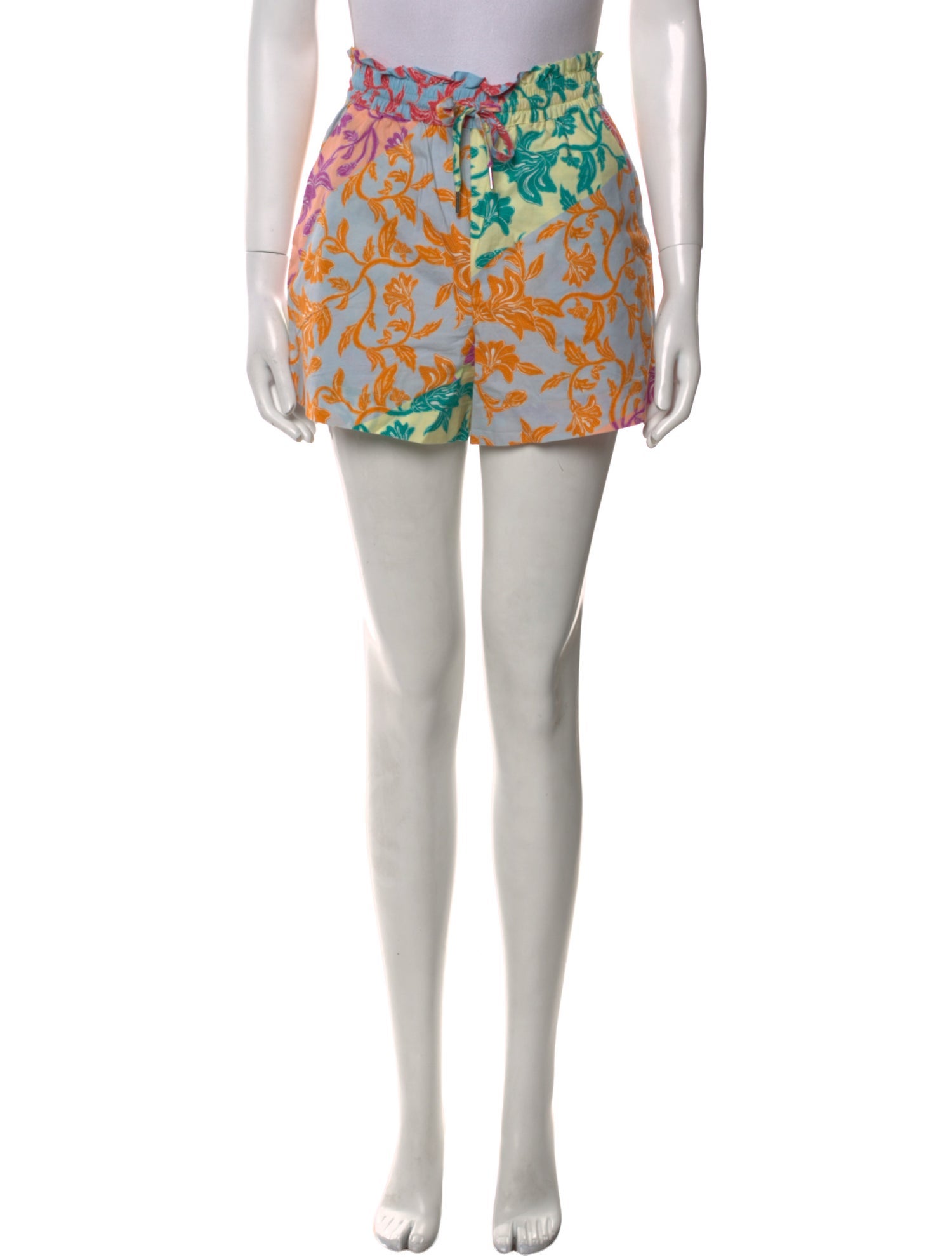 Derek Lam 10 Crosby Printed Mini Shorts