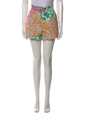 Derek Lam 10 Crosby Printed Mini Shorts