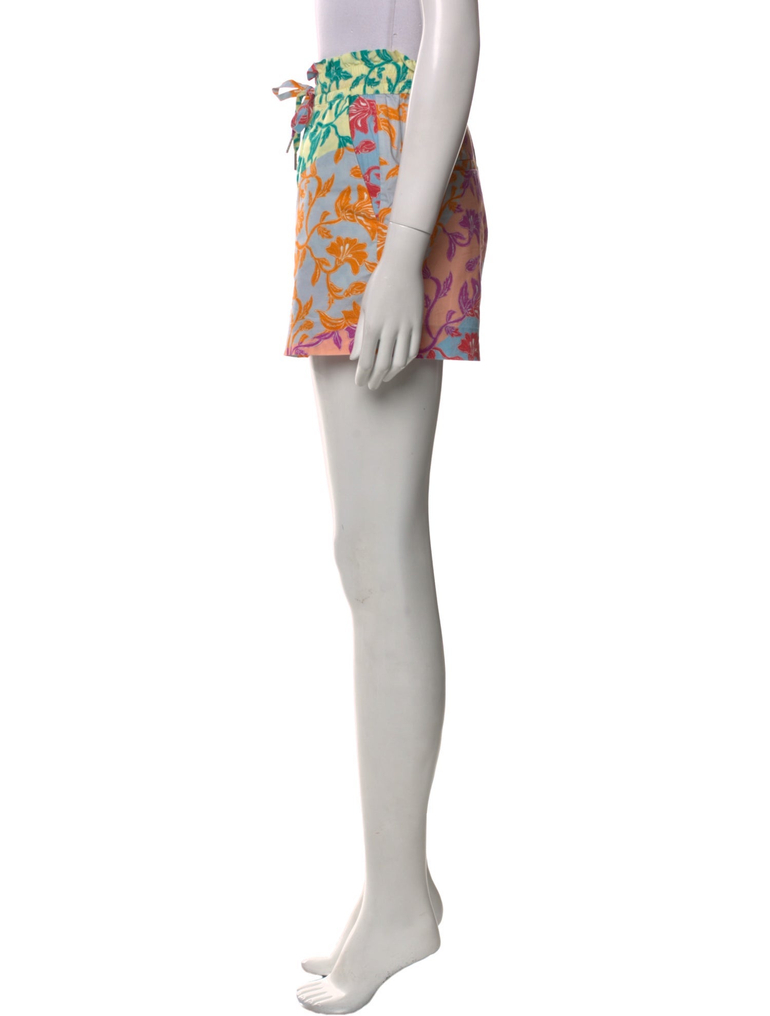 Derek Lam 10 Crosby Printed Mini Shorts