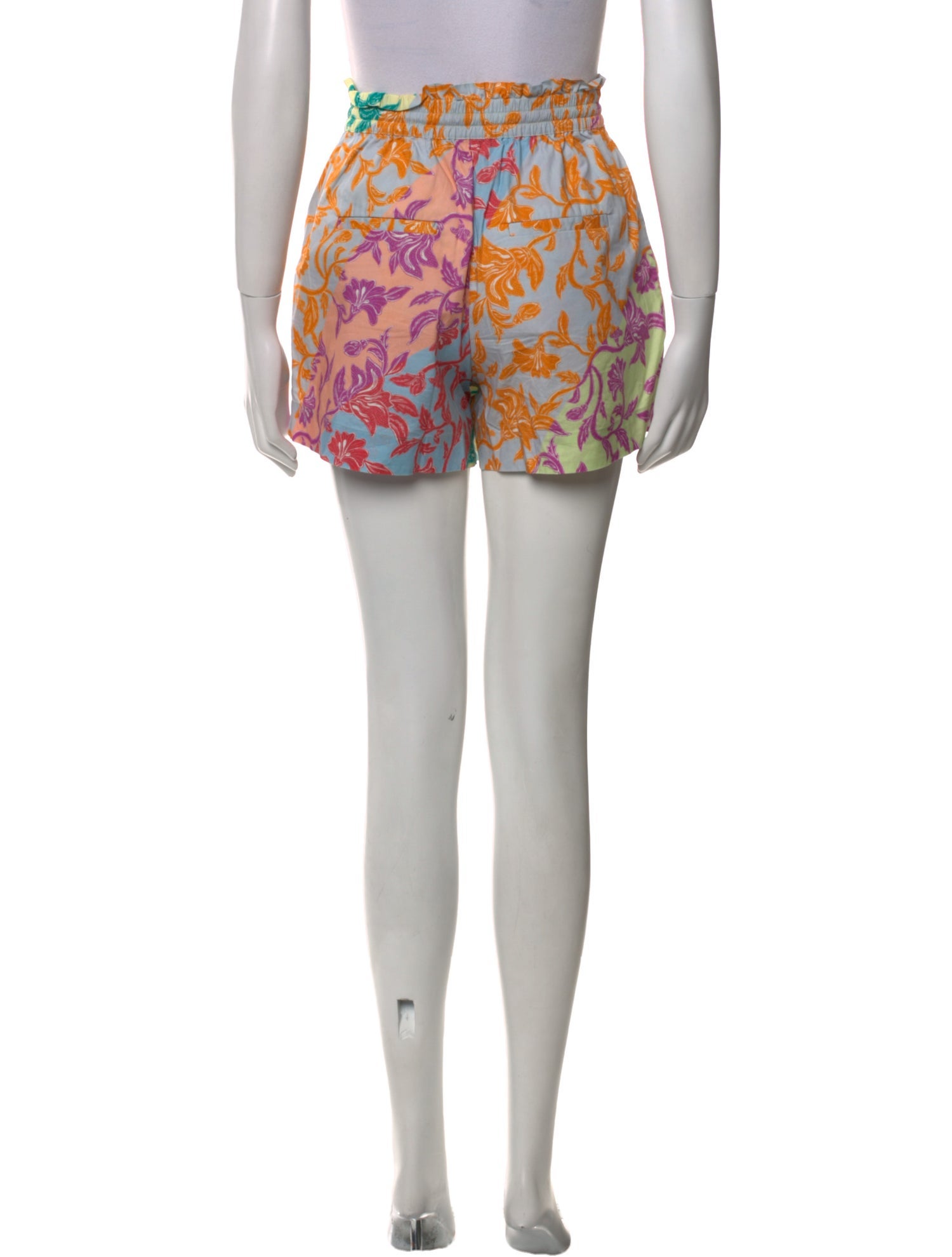 Derek Lam 10 Crosby Printed Mini Shorts