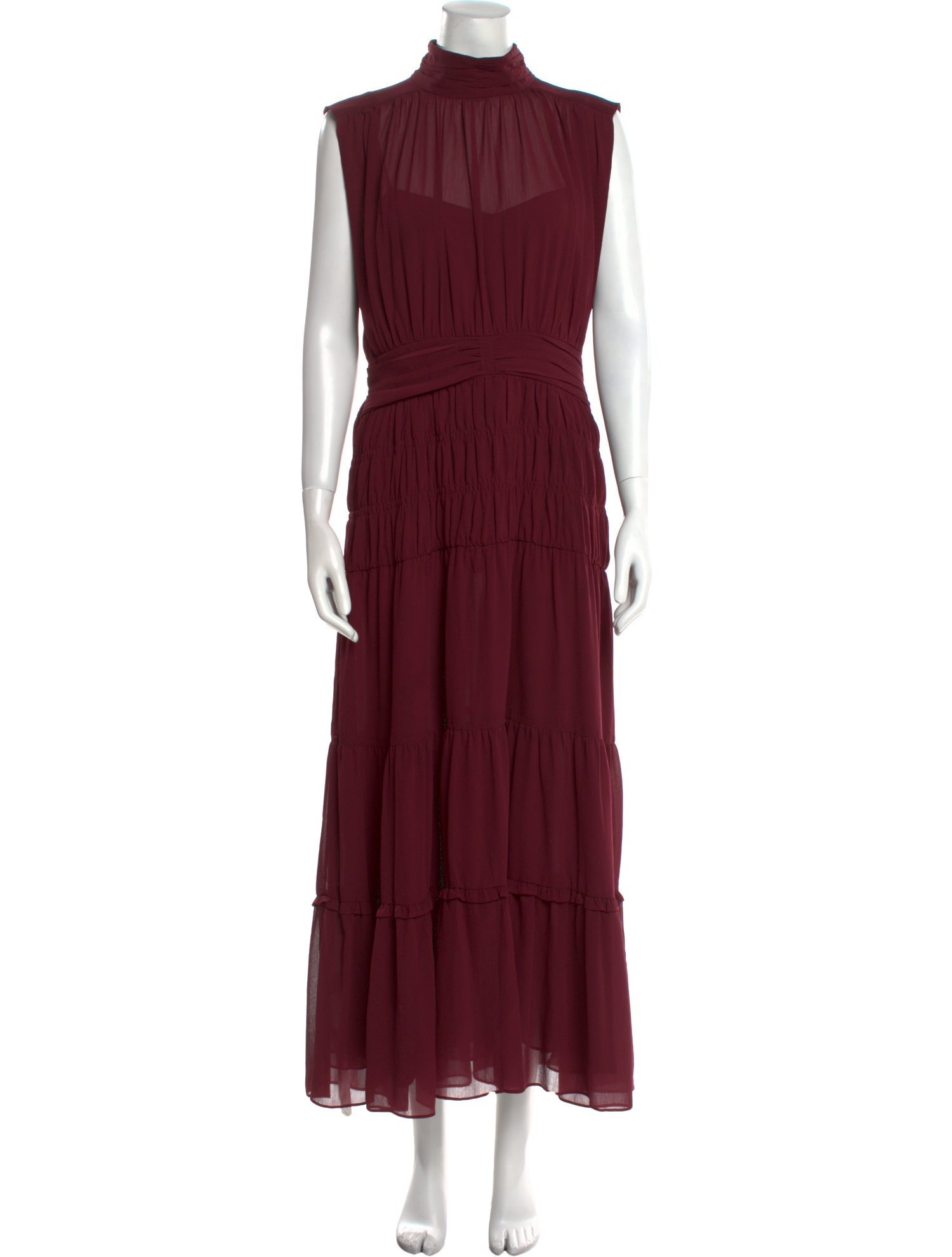 Derek Lam 10 Crosby Mock Neck Long Dress