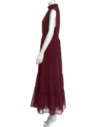 Derek Lam 10 Crosby Mock Neck Long Dress
