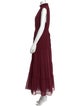 Derek Lam 10 Crosby Mock Neck Long Dress