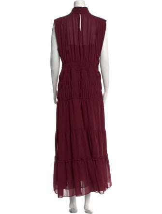 Derek Lam 10 Crosby Mock Neck Long Dress