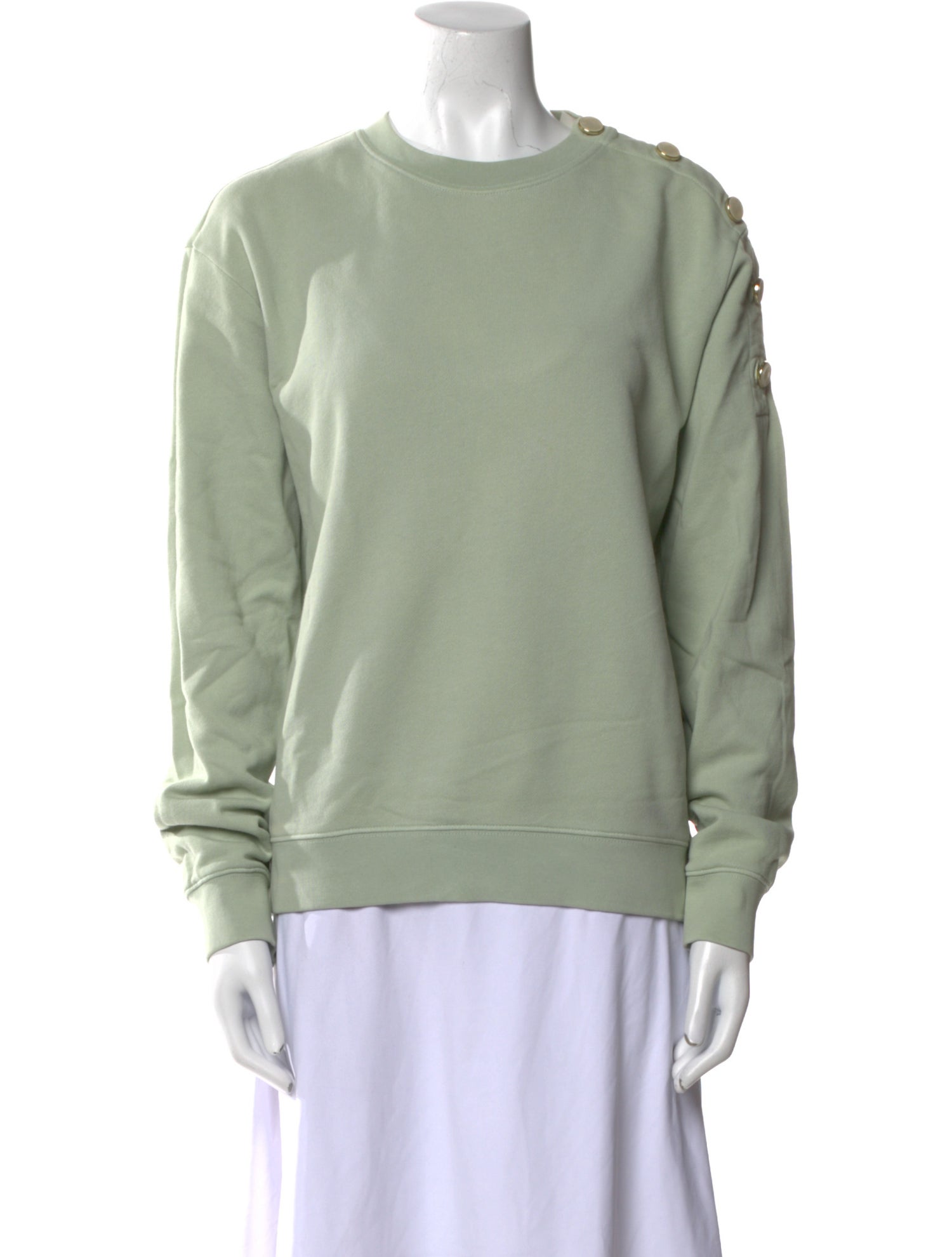 Derek Lam 10 Crosby Crew Neck Long Sleeve Sweatshirt