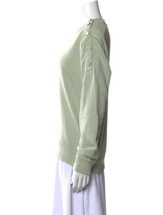 Derek Lam 10 Crosby Crew Neck Long Sleeve Sweatshirt