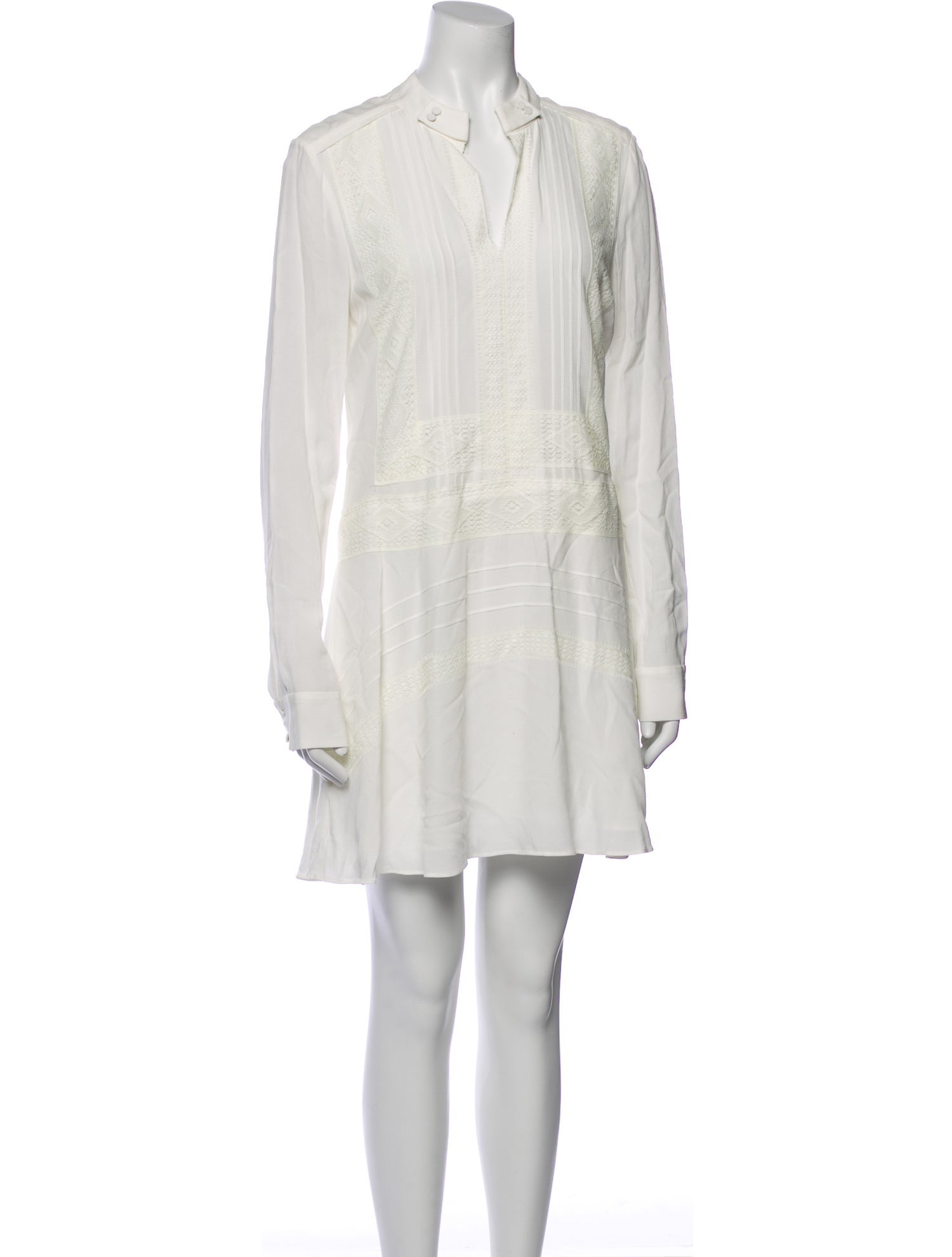 Derek Lam 10 Crosby V-Neck Mini Dress