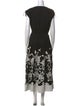 Derek Lam 10 Crosby Graphic Print Long Dress