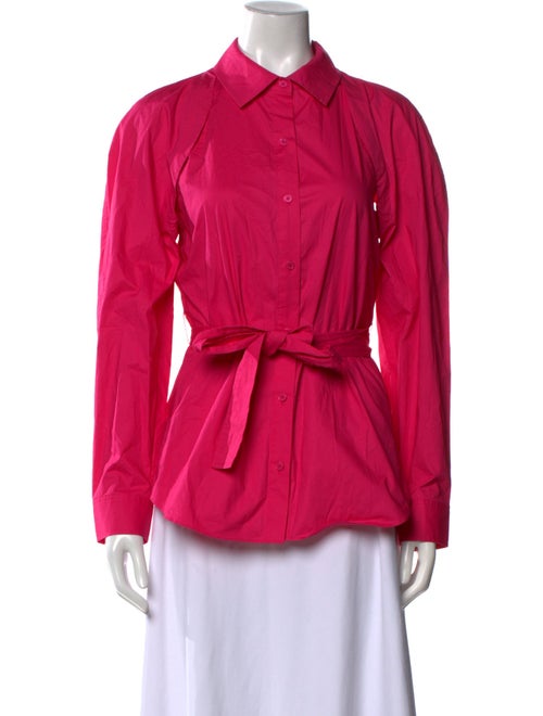 Derek Lam 10 Crosby Long Sleeve Button-Up Top