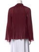 Derek Lam 10 Crosby Mock Neck Long Sleeve Blouse
