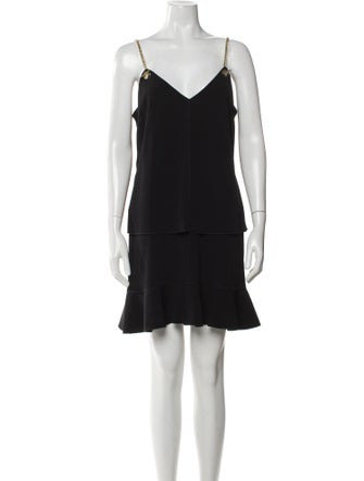 Derek Lam 10 Crosby V-Neck Mini Dress