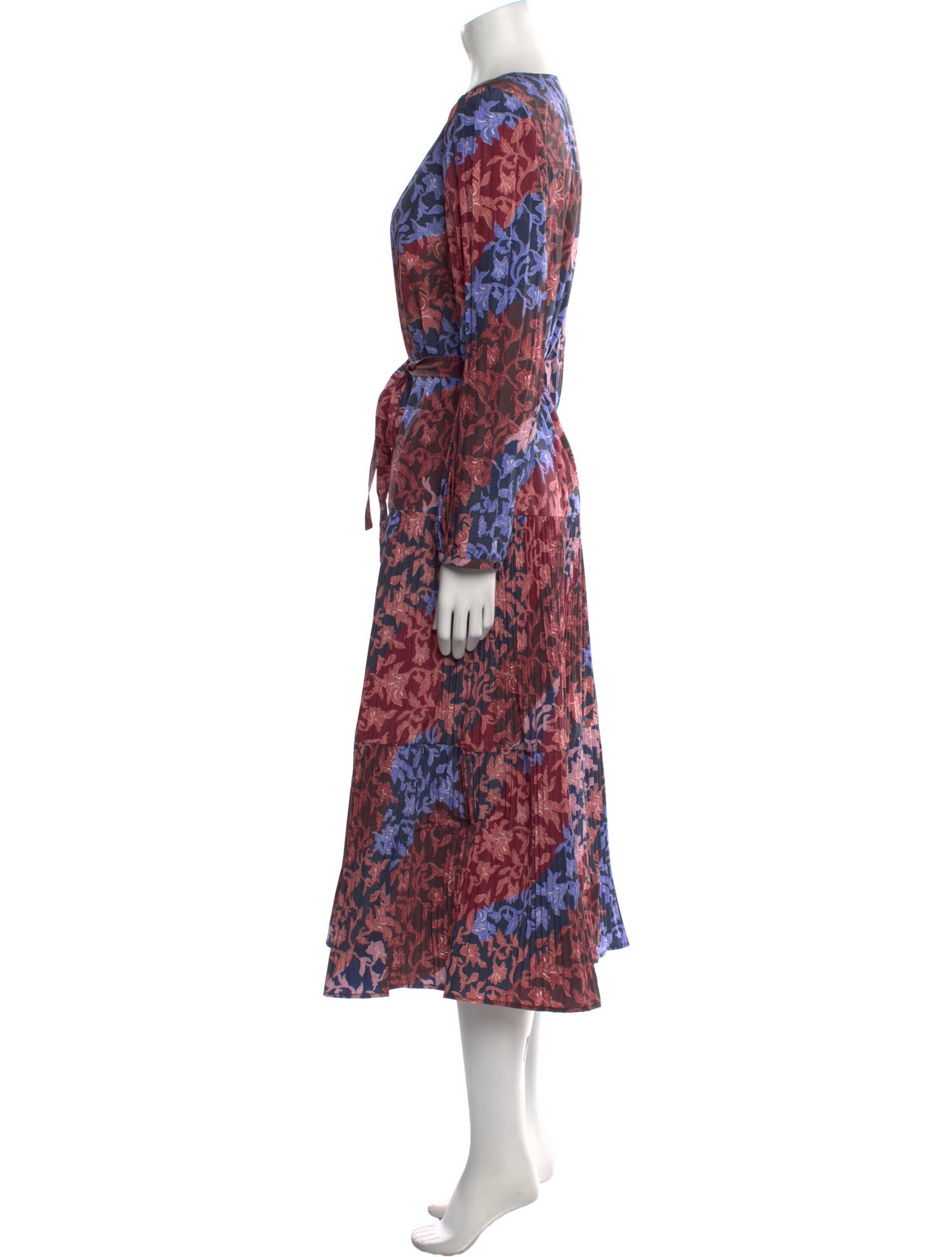Derek Lam 10 Crosby Printed Long Dress w/ Tags