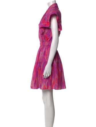 Derek Lam 10 Crosby Tie-Dye Print Mini Dress