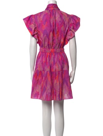 Derek Lam 10 Crosby Tie-Dye Print Mini Dress