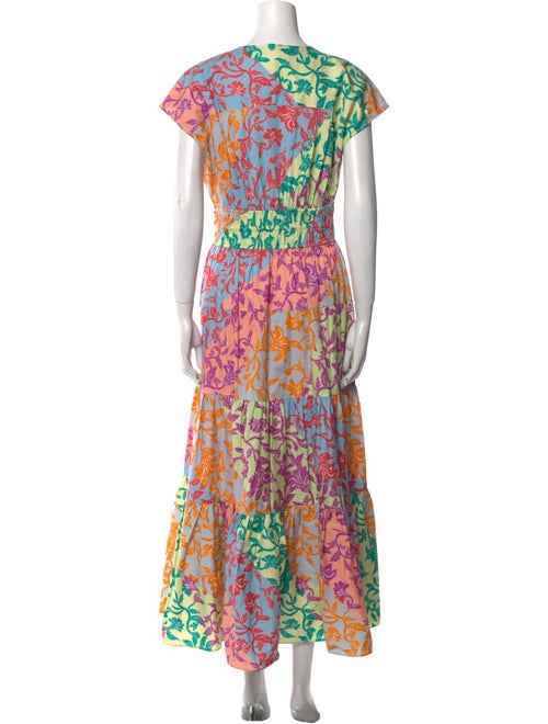 Derek Lam 10 Crosby Floral Print Long Dress