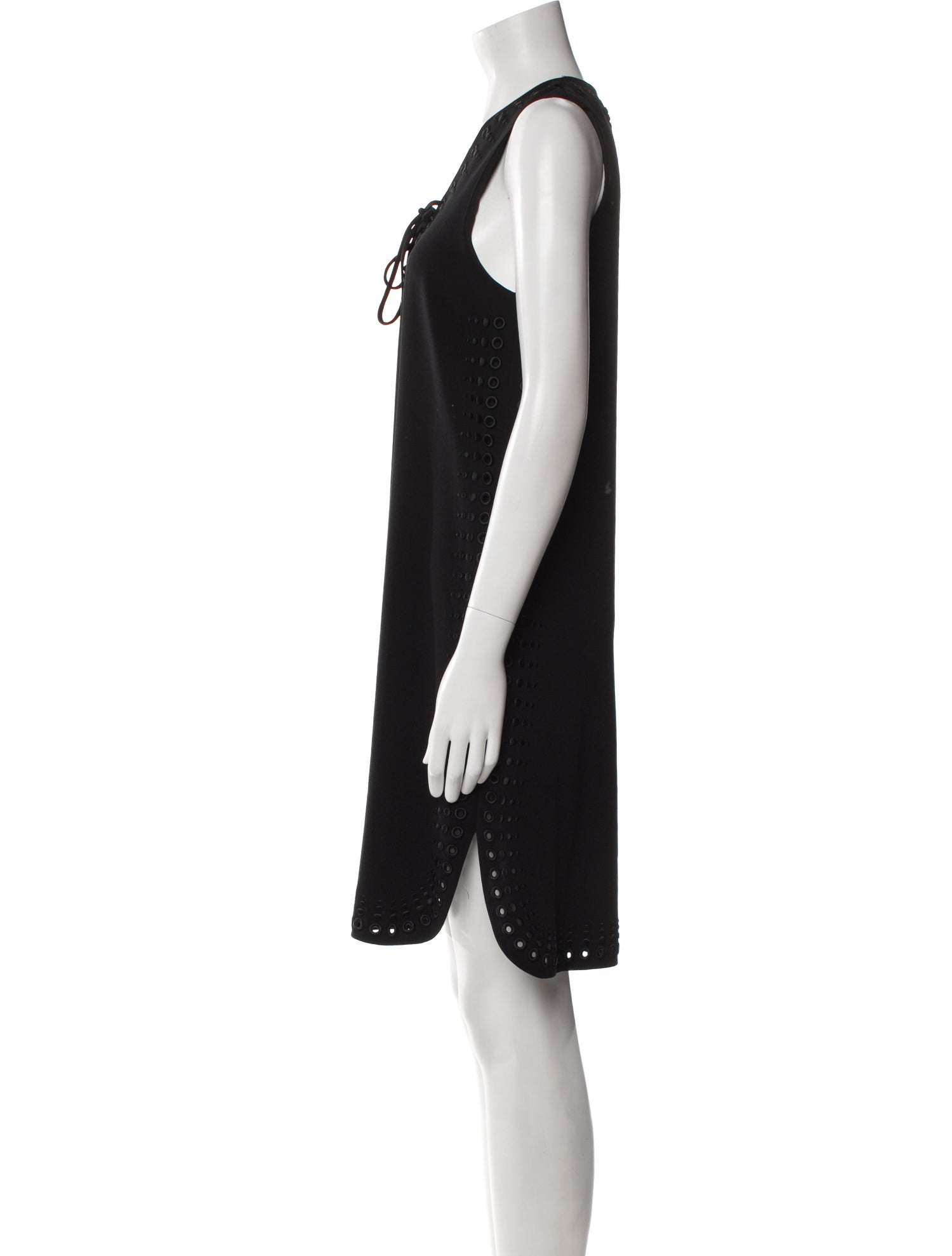 Derek Lam 10 Crosby V-Neck Knee-Length Dress