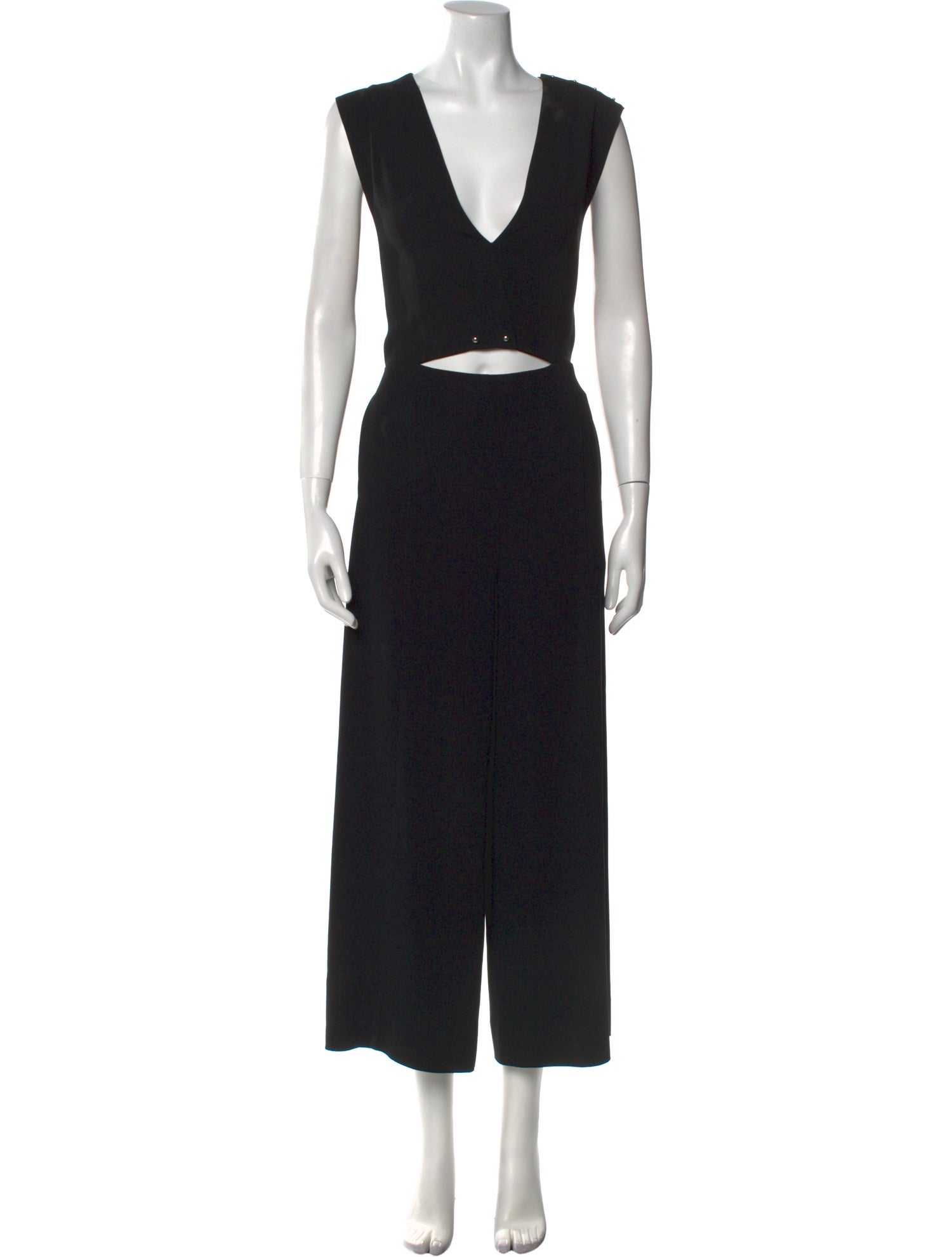 Derek Lam 10 Crosby Plunge Neckline Jumpsuit