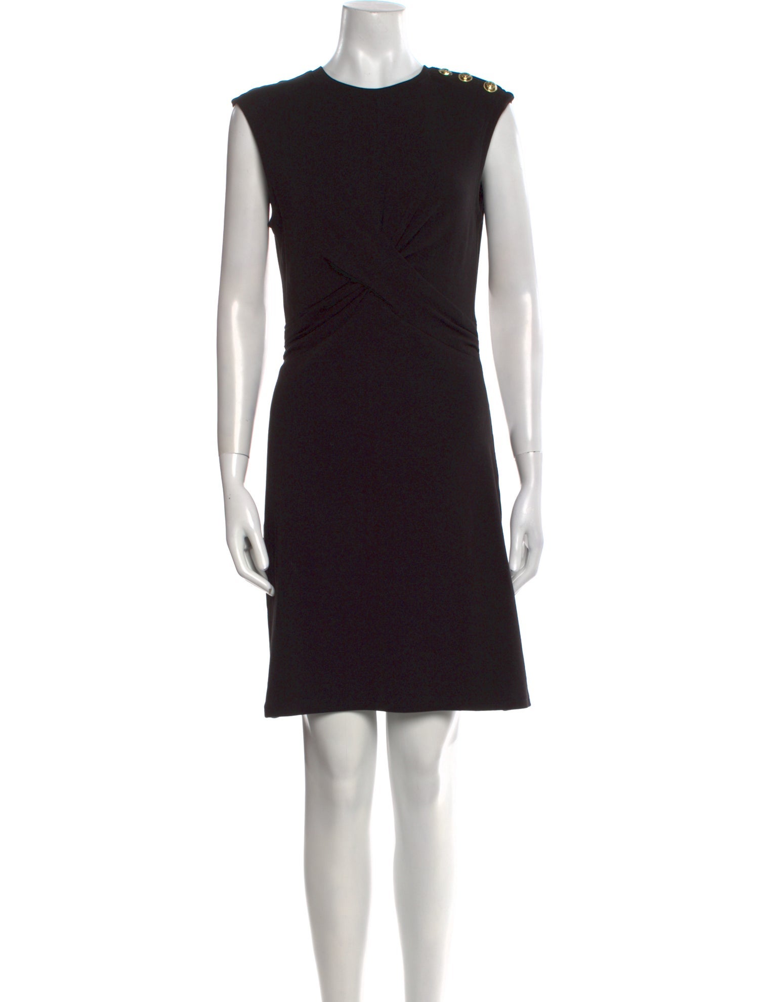 Derek Lam 10 Crosby Crew Neck Knee-Length Dress