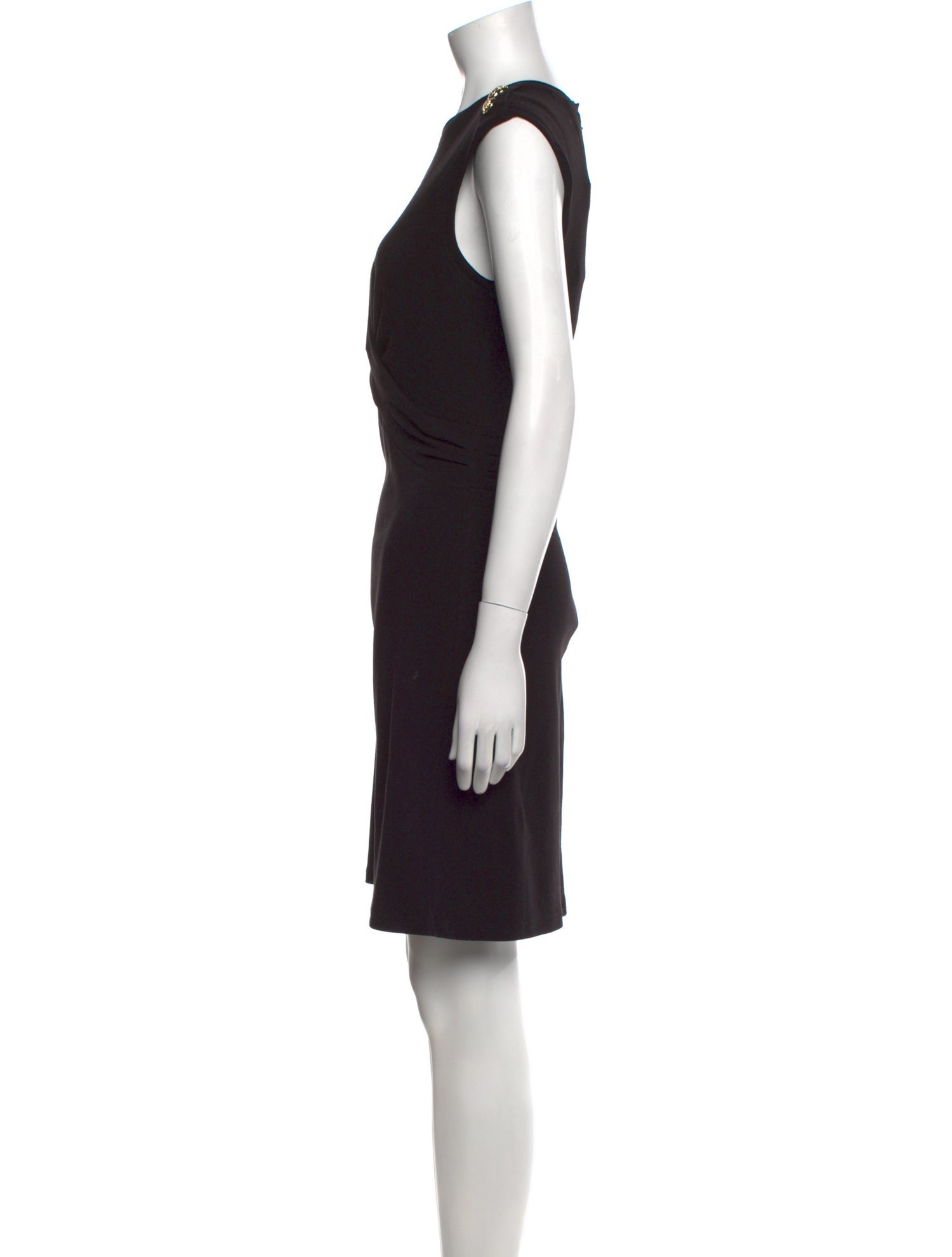 Derek Lam 10 Crosby Crew Neck Knee-Length Dress
