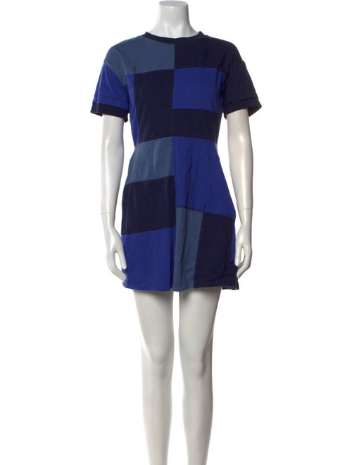Derek Lam 10 Crosby Colorblock Pattern Mini Dress