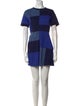 Derek Lam 10 Crosby Colorblock Pattern Mini Dress
