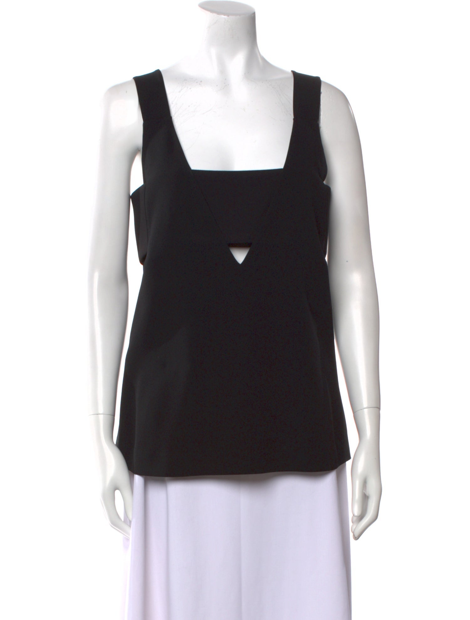 Derek Lam 10 Crosby Square Neckline Sleeveless Top