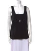Derek Lam 10 Crosby Square Neckline Sleeveless Top