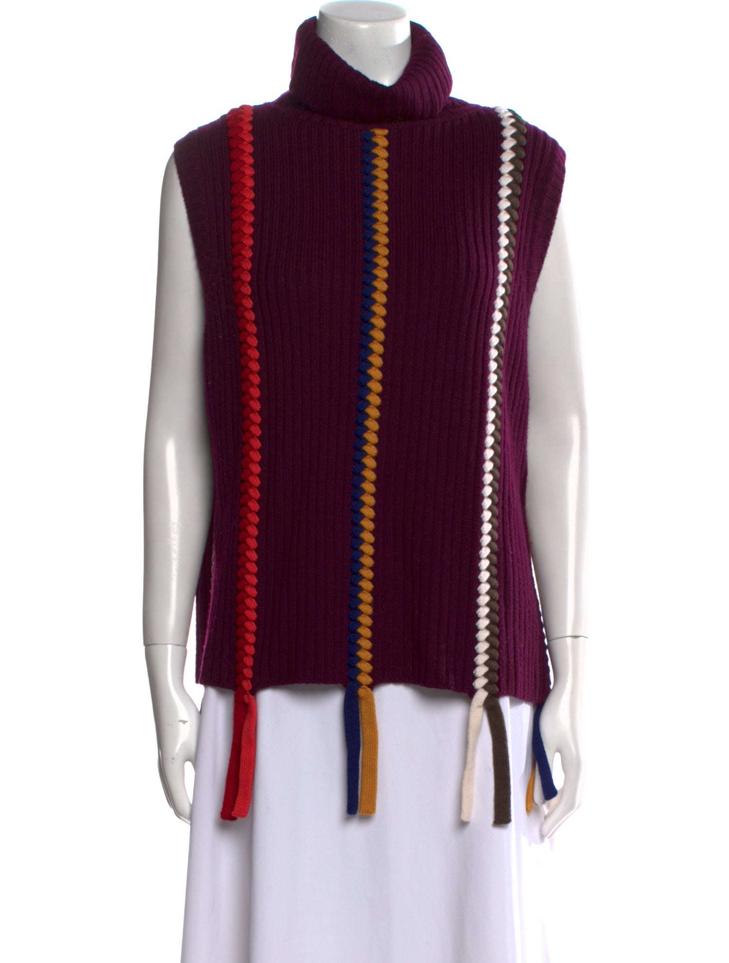 Derek Lam 10 Crosby Merino Wool Striped Sweater
