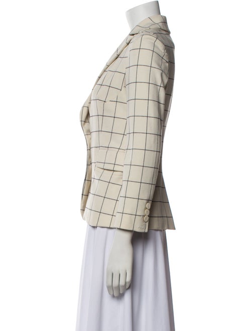 Derek Lam 10 Crosby Plaid Print Blazer