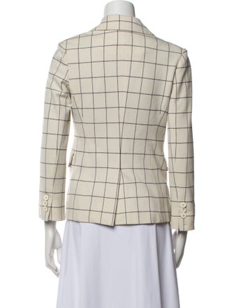 Derek Lam 10 Crosby Plaid Print Blazer