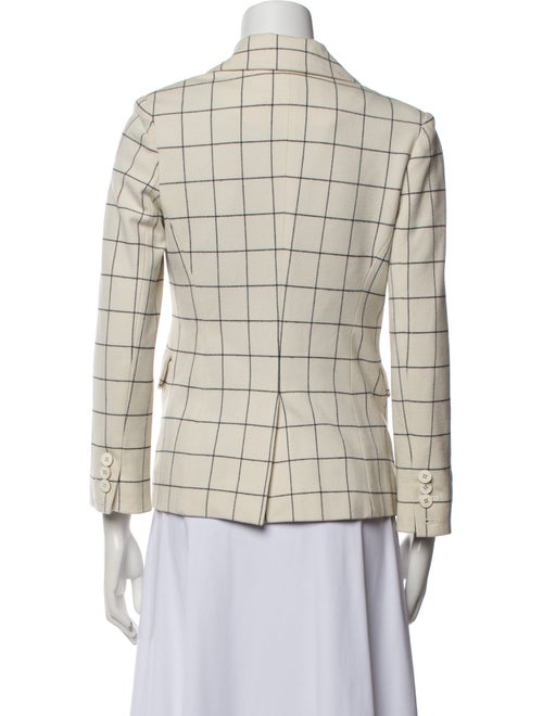 Derek Lam 10 Crosby Plaid Print Blazer