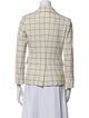 Derek Lam 10 Crosby Plaid Print Blazer