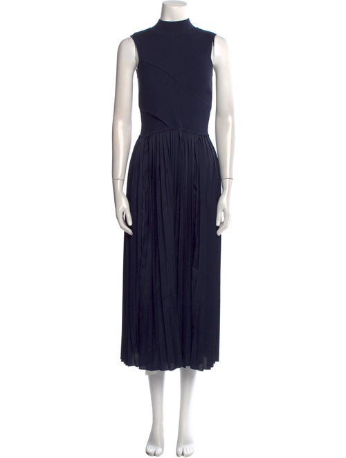 Derek Lam 10 Crosby Mock Neck Long Dress