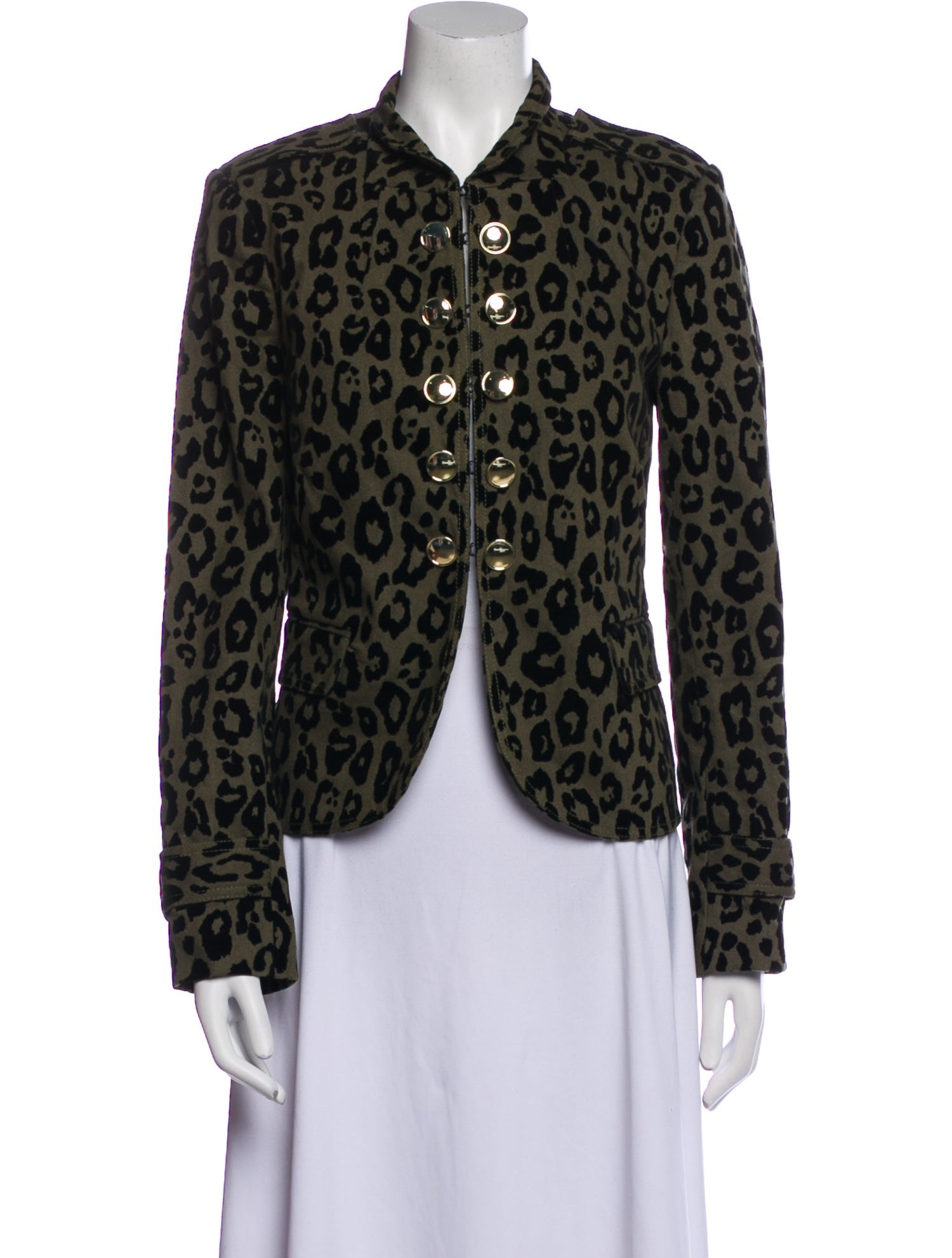 Derek Lam 10 Crosby Animal Print Jacket