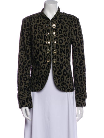 Derek Lam 10 Crosby Animal Print Jacket