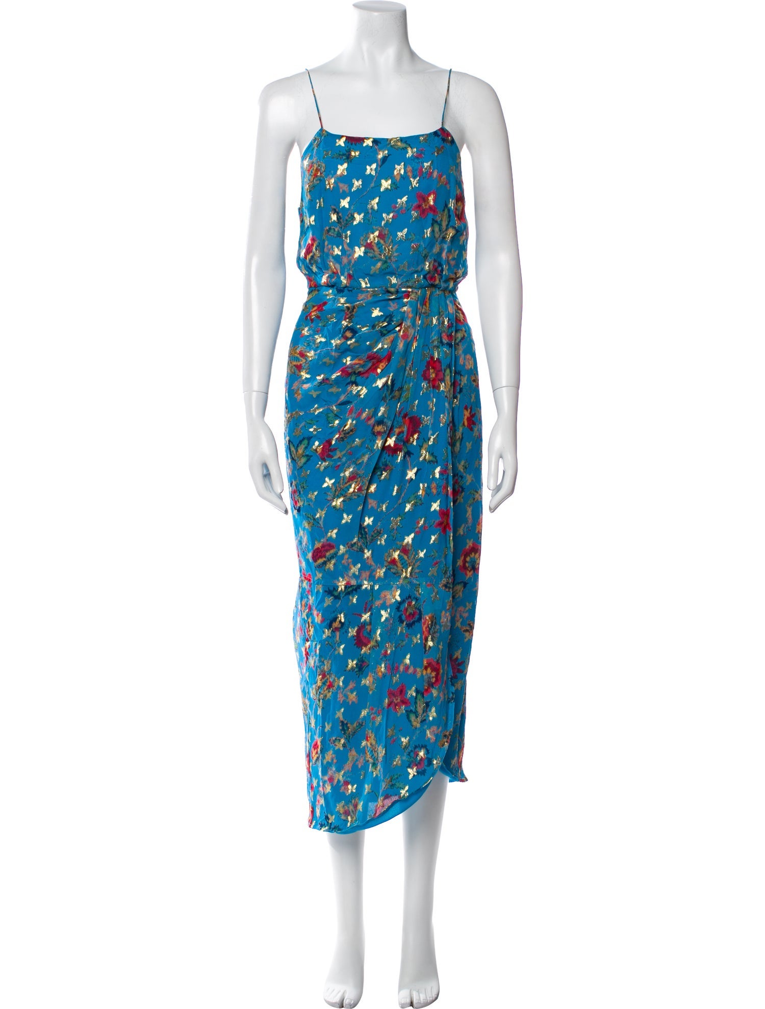 Derek Lam 10 Crosby Printed Long Dress w/ Tags