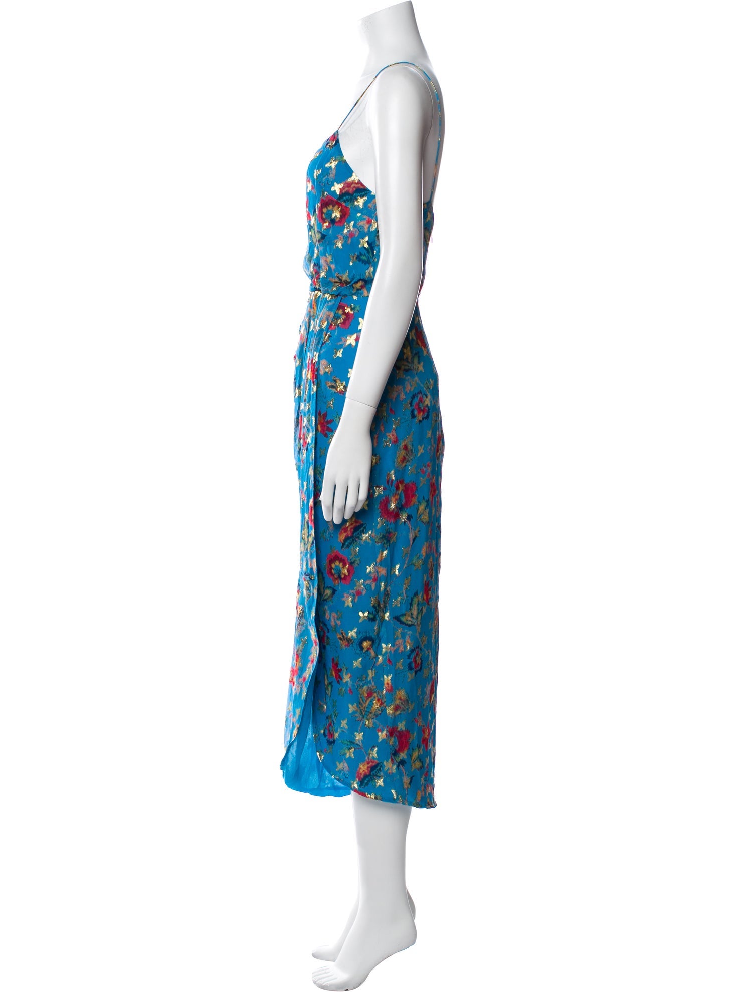 Derek Lam 10 Crosby Printed Long Dress w/ Tags