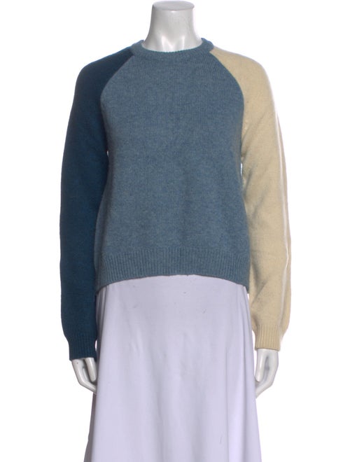 Derek Lam 10 Crosby Wool Colorblock Pattern Sweater
