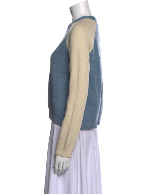Derek Lam 10 Crosby Wool Colorblock Pattern Sweater